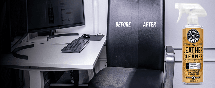 Chemical Guys Leather Cleaner and Conditioner Kit - 2 Bottles (4 oz Each), Car Cleaner and Conditioner, Safely Cleans & Conditions Leather Car Interiors, Furniture, Shoes, Boots, Bags, Apparel & More