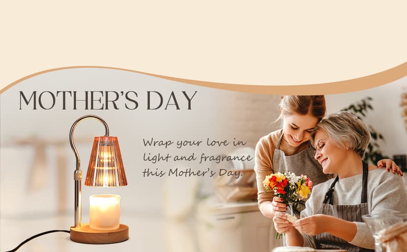 SnowBB Candle Warmer Lamp with Timer Dimmer, Adjustable Height, Birthday Gifts for Women Mom Friend Sister, House Warming Gift New Home Decor, Vintage Wax Melt Warmer, Christmas White Elephant Gifts B0FDWT6XTF
