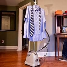 Jiffy Steamer J-2000 Jiffy Garment Steamer with Plastic Steam Head, 120 Volt, Beige