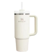 Stanley IceFlow Stainless Steel Tumbler with Straw - Vacuum Insulated Water Bottle for Home, Office or Car Reusable Cup with Straw Leak Resistant Flip Cold for 12 Hrs or Iced for 2 Days (Rose Quartz)