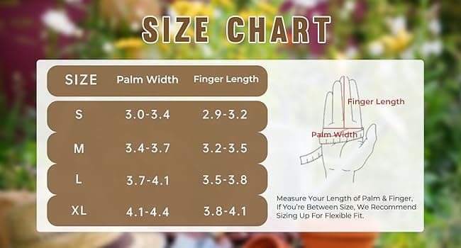 HANDLANDY Long Gardening Gloves for Men & Women, Pigskin Leather Rose Pruning Gloves, Breathable Thorn Proof Gauntlet Glove (Brown-Pigskin, M)