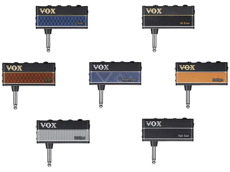 Vox amPlug 3 AC30 Headphone Guitar Amplifier w/Stereo FX, Tremolo, Speaker Emulation, Built-in Rhythms, and Aux in