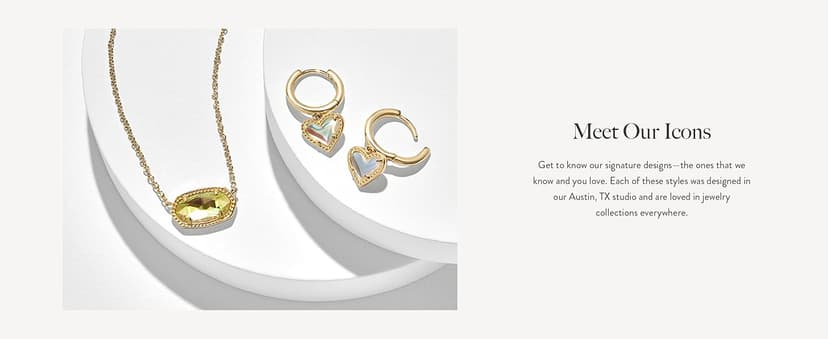 Kendra Scott Elisa Pendant Necklace for Women, Fashion Jewelry, 14k Gold-Plated