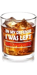 Futtumy Reward For Dealing With Idiots All Day Whiskey Glass, Funny Gifts for Men Coworker Friend Husband Boss Him, Novelty Old Fashioned Glass for Christmas Fathers Day Bosses Day Birthday, 10 oz