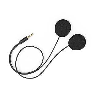 Cardo Systems Spirit Motorcycle Bluetooth Communication Headset, 2-Way Bluetooth, Thin 32mm Speakers, Waterproof, Universal Connectivity - Single Pack