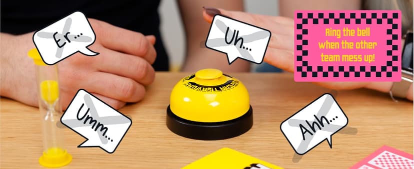 Big Potato You Can't Say UMM: A Party Game for Family and Adults, Fast-Paced Family Word Game, Must Have for Game Night, Bonus Content Included