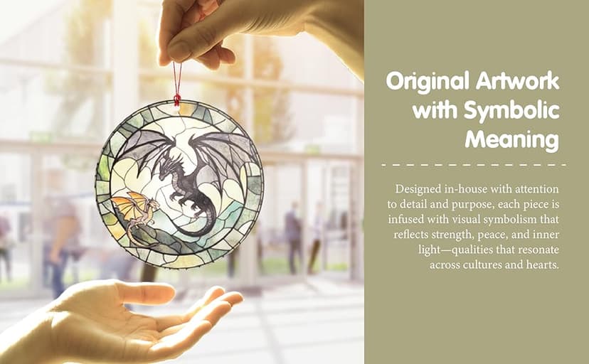 Christmas Ornaments 2025 – Hummingbird Suncatcher Window Hanging Decoration, Hummingbird Christmas Ornament for Holiday Tree, Unique Handmade Gift Idea, Beautiful Glass Style Ornament for Bird Lovers