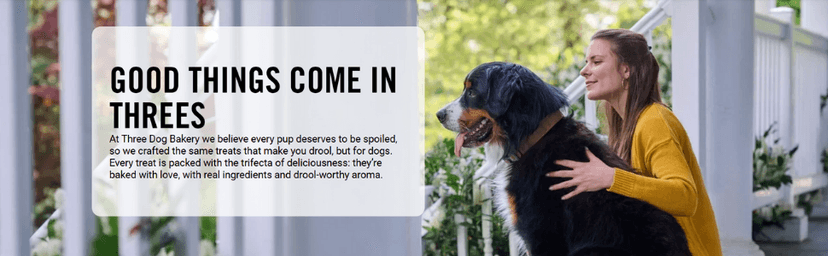 Three Dog Bakery CinnaMutt Roll Crunch, 5 oz Festive Dog Bones, Holiday & Christmas Dog Training Treats, Puppy Training Rewards