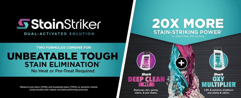 Shark Carpet Xpert Hair Pro with Stain Striker, Upright Carpet, Area Rug & Upholstery Cleaner, Carpet Shampooer, 4 Tools, Copper, EX301