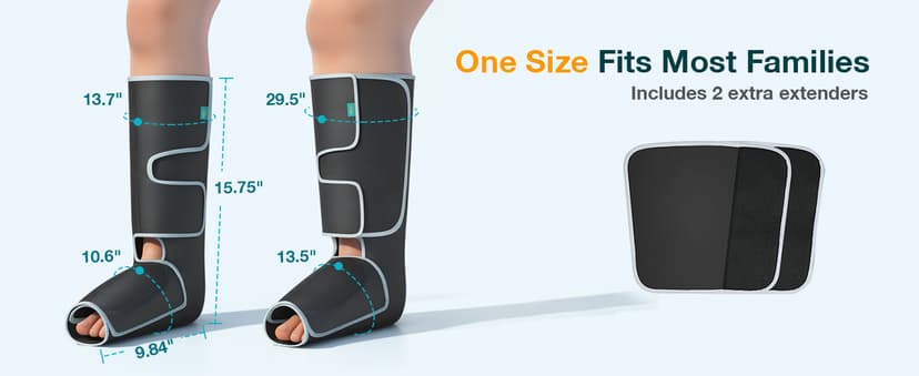 Leg Massager with Heat and Compression Helpful for Vericose Veins, Fatigue, Cramps, Swelling, Edema ALLJOY Leg Massager for Circulation and Pain Relief FSA,Gifts for Men Women B0DH1GWKJ6