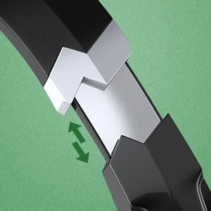 BENGOO G9000 Stereo Gaming Headset for PS4 PC Xbox One PS5 Controller, Noise Cancelling Over Ear Headphones with Mic, LED Light, Bass Surround, Soft Memory Earmuffs for Laptop Mac - Green