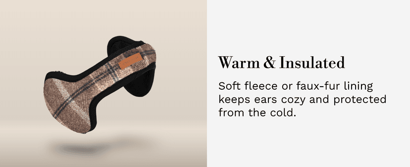 Cole Haan mens Heritage Behind-the-head Earmuff