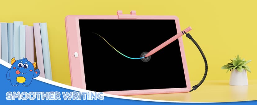 TEKFUN LCD Writing Tablet Doodle Board, 10inch Colorful Drawing Tablet Writing Pad, Kids Travel Essentials, Toddler Toys for 3 4 5 6 7 8 Year Old Girls Boys (Blue)