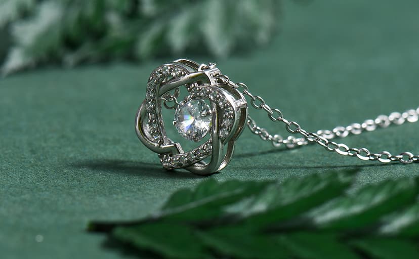 Sons Girlfriend Necklace from Mom, To my Son's Girlfriend Gifts, Sterling Silver Two Interlocking Infinity Double Heart Necklace, Valentine's Day Jewelry Birthday Gift