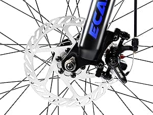 Mountain Bike 24 26 27.5 Inch, Dual Full Suspension Mens Womens Bike, 21 Speeds Dual Disc Brake Carbon Steel Bike, Boys Mens Mountain Bike for School Work Summer Camping, Birthday Gift Choice