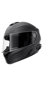 Sena Outrush R Bluetooth Modular Motorcycle Helmet with Intercom System (Gloss White, M)