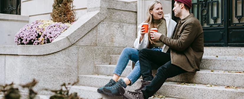 Foxelli Women’s Hiking Boots – Waterproof Lightweight Suede Leather Hiking Boots for Women with All-Day Comfort, Grip & Support for Trails, Travel & Outdoors