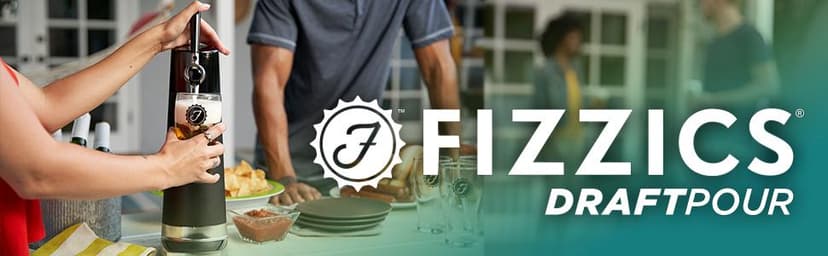 FIZZICS - DraftPour Beer Dispenser - Converts Any Can or Bottle Into a Nitro-Style Draft, Gift for Men and Beer Enthusiast, Beer Tap Draft Machine - Carbon