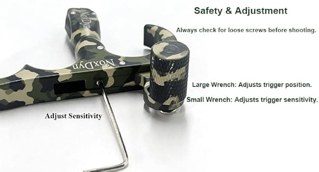 Archery Bow Release for Compound Bow, 4-Finger Adjustable Sensitivity Thumb Release Aid, 360° Rotatable Head for Hunting and Target Practice (Camouflage)