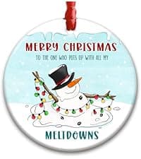 Neighbor Christmas Ornament 2025 - Thoughtful for Neighbors, Meaningful Keepsake Tree Decoration, Thank You Xmas Ornament, Unique Neighbor Gift Idea for Home Décor