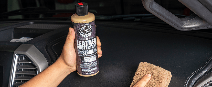 Chemical Guys SPI_111_16 Leather Protectant, Dry-to-The-Touch Serum for Car Interiors, Furniture, Apparel, Boots, and More (Works on Natural, Synthetic, Pleather, Faux Leather and More), 16 fl oz