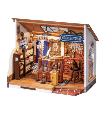 Rolife DIY Miniature House Kit Greenhouse, Tiny House Kit for Adults to Build, Mini House Making Kit with Furniture, Halloween/Christmas Decorations/Gifts for Family and Friends (Cathy's Greenhouse)