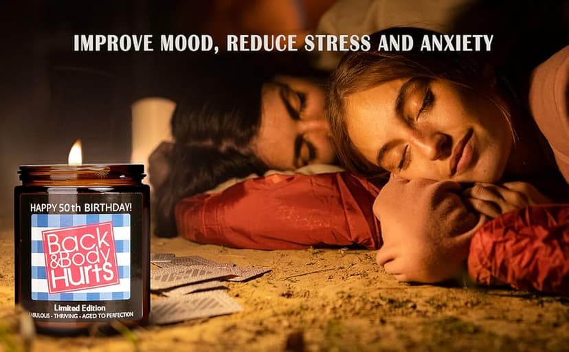 50th Birthday Gifts for Her and Him, 50th Birthday Decorations for Women Men, Funny Birthday Gifts for Women Mom Dad Husband Wife Friends Sister, Cool Best Gift Ideas for 50 Year Old Woman