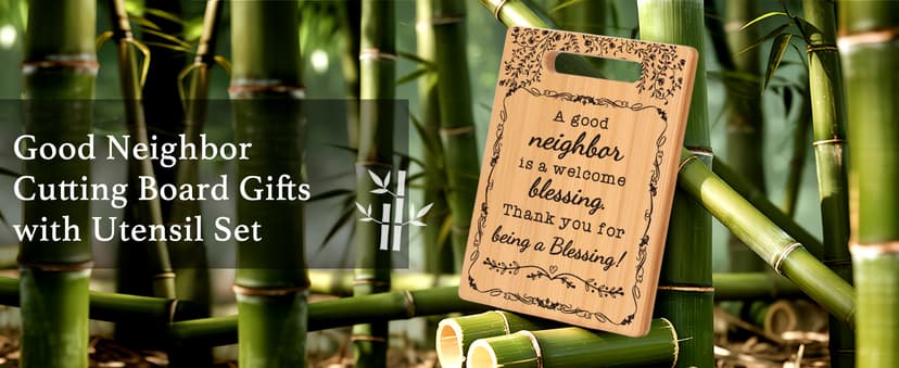 Neighbors Christmas Gifts Best Neighbor Ever Gift New Housewarming Ideas for Moving Away Neighbor Birthday Christmas Appreciation Gift for New Neighbor Cutting Boards for the Kitchen