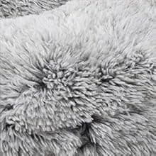 Plush Faux Fur Bean Bag Chairs, Memory Foam Filled Sofa Chair Shape Bean Bag for Adults/Teens/Kids, Ultra-Soft Lazy Sofa for Living Room Bedroom College Dorm, Grey