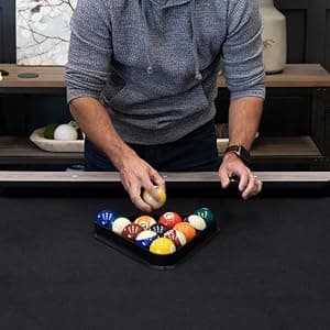 American Legend Billiard Table with Rustic Wood Finish