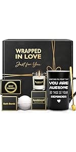 Christmas, Thank You, Thanksgiving, Valentines Day, Easter, Birthday, Halloween Gift for Teachers, End of Year Eletorot Teacher Appreciation Gifts for Women, Spa Relaxation Basket Set B0FKMYKH3H