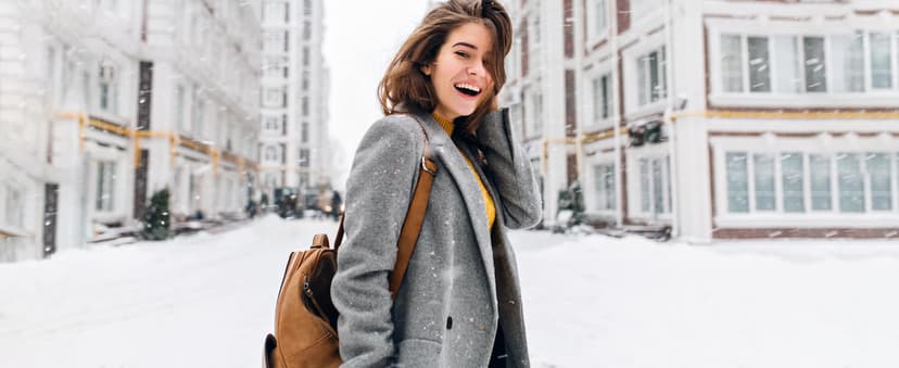 Rominz Women's Winter Snow Boots - Waterproof Black Fur Lined Warm Mid Calf Non-Slip Ankle Boots - White Lace-Up Platform