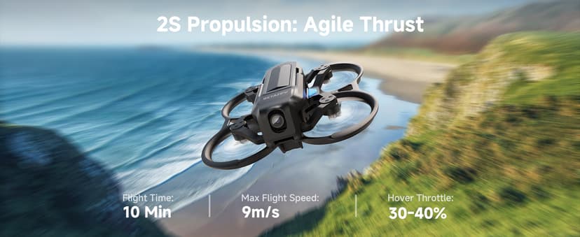 BETAFPV Aquila20 FPV Kit with Altitude Hold Stable Hover, LiteRadio 4 SE Radio Transmitter, VR04 FPV Goggles DVR Supported, 3 Modes 2S Propulsion System Drone RTF for FPV Beginner Fly Indoor Outdoor