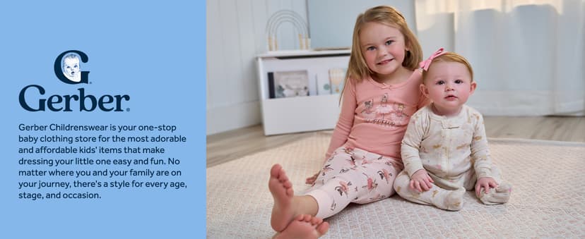 Gerber baby-girls 4 Pack Sleep N' Play Footie