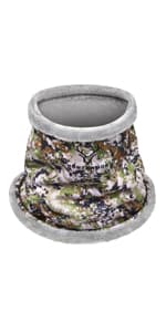 HUNTARMOR Stealth Hunter Neck Gaiter: Breathable Neck Hunting Gaiters, Men's Camo Stormproof Neck Gator, Comfortable Snow Cold Weather Neckwarmer