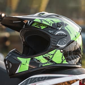 ILM Adult Dirt Bike Helmets Motocross ATV Dirtbike BMX MX Offroad Full Face Motorcycle Helmet, DOT Approved Model 128S (Matte Black, Adult-L)