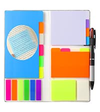 Hommie Dog Sticky Notes Set, Planner Sticky Note Dividers Tabs 300 Sheets, Cute Animals Shape Markers Flags Self-Stick Memo Pads for Dog Lovers Home Office School Supplies B0C5X9KNP4
