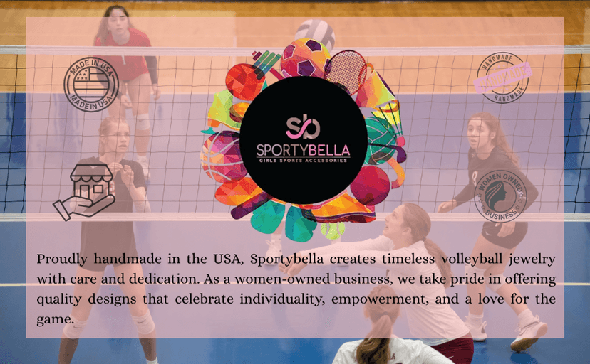 Sportybella Volleyball Charm Bracelet- Adjustable Bracelets with Volleyball Charm. Ideal Volleyball Gifts & Souvenir for Volleyball Players. Unisex Friendship Bracelet