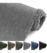 Waterproof Canvas Fabric by The Yard, UV Resistant 600D Outdoor Upholstery Material 58inch Cordura Fabric Water Resistant Fabric for Sewing Chair Patio Cushion Bag Interior, 1 Yard Olive Green