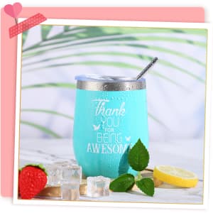 Going Away Beginning Gift Basket for Coworker Leaving, Tumbler, Makeup Bag, Bracelet, Candle, Mirror, Female Boss Teacher Farewell Goodbye Gifts for Coworkers Women, Farewell, Pink B0BJJ5CN36