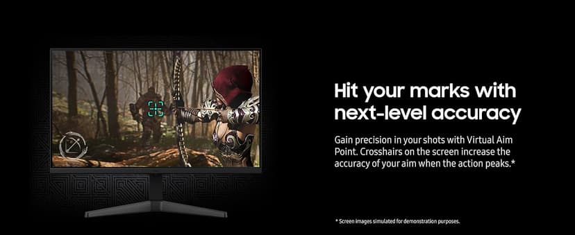 SAMSUNG 27” Odyssey G5 G53F QHD Resolution Gaming Monitor, HDR10, 200Hz Refresh Rate, IPS Panel, AMD FreeSync™ Premium, Black Equalizer, Auto Source Switch, LS27FG532ENXZA