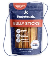 Pawstruck All-Natural 4" Bully Stick Rings for Dogs - Rawhide-Free, 100% Beef, Single Ingredient Dental Chew Bones - Fully Digestible, Low Odor - 10 Count - Packaging May Vary
