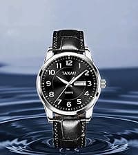 OLEVS Men’s Watches Waterproof Dress Minimalist Analog Quartz Stainless Steel Casual Men’s Wrist Watch with Day Date, Classic Luxury Elegant Roman Numerals Dial Big Face Relojes para Hombres