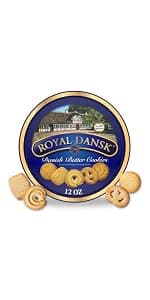Royal Dansk Danish Cookie Selection, No Preservatives or Coloring Added, 12 Oz. (Pack of 1)