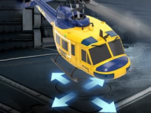 RC ERA C032 UH-1 Huey Helicopter - Remote Control Helicopters for Adult, 1/48 Sacle 2.4G 6CH Gyro Stabilized Aircraft with Altitude Hold & Optical Flow,3D Stunt Drone (Yellow)