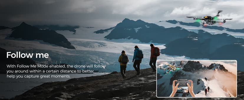 GPS Drone with EIS 4K Camera for Adults Kids, RC Drones with 4.5 inch HD Screen on Controller,Auto Return,2 Batteries for 45 min Flight Time,Long Range Transmission,Circle Fly and Follow Me Mode,Foldable Quadcopter for Beginner Kids Gifts Toy,Under 249g
