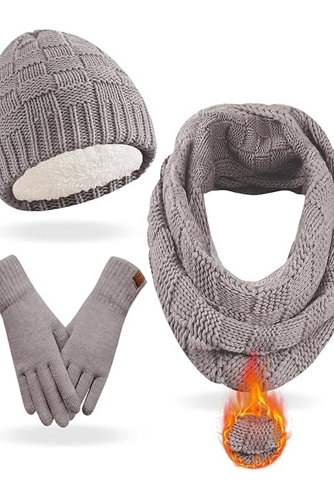 REACH STAR Winter Gloves for Women Touch Screen Thermal Lining Warm Gloves Cold Weather Christmas Gifts