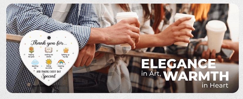 ZAGKOO Teacher Ornament - Christmas Teacher Gifts for Women, Men - First Day Ideas for New Teachers, Daycare, Preschool, Kindergarten - Thank You Appreciation Keepsake, Retirement, End of Year