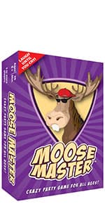 Moose Master - Laugh Until You Cry Fun - Your Cheeks Will Hurt from Smiling and Laughing so Hard - for Fun People Looking for A Hilarious Night in a Box