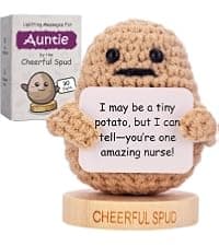 Gift for Husband or Boyfriend - Cute Potato Crochet with 30 Romantic Signs for Him | I Love You Gift Idea for Couples Anniversary, Engagement | Birthday Gift for Men from Wife or Girlfriend